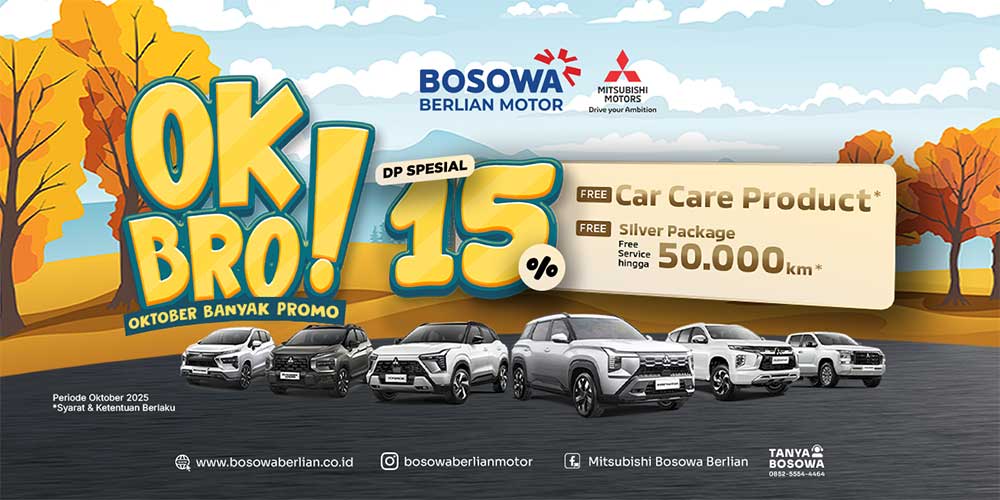 Promo Mitsubishi Oktober 2025 Bosowa Berlian Motor